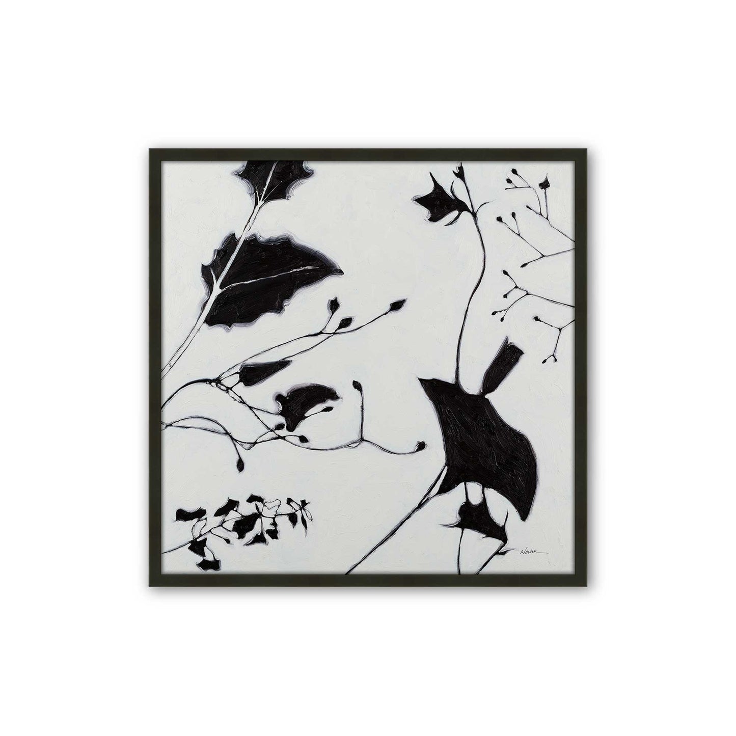 [Color:Satin Black], Picture of art in a Satin Black frame