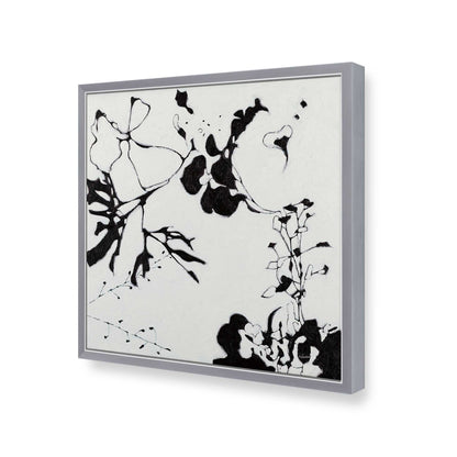 [Color:Polished Chrome], Picture of art in a Polished Chrome frame of the corner