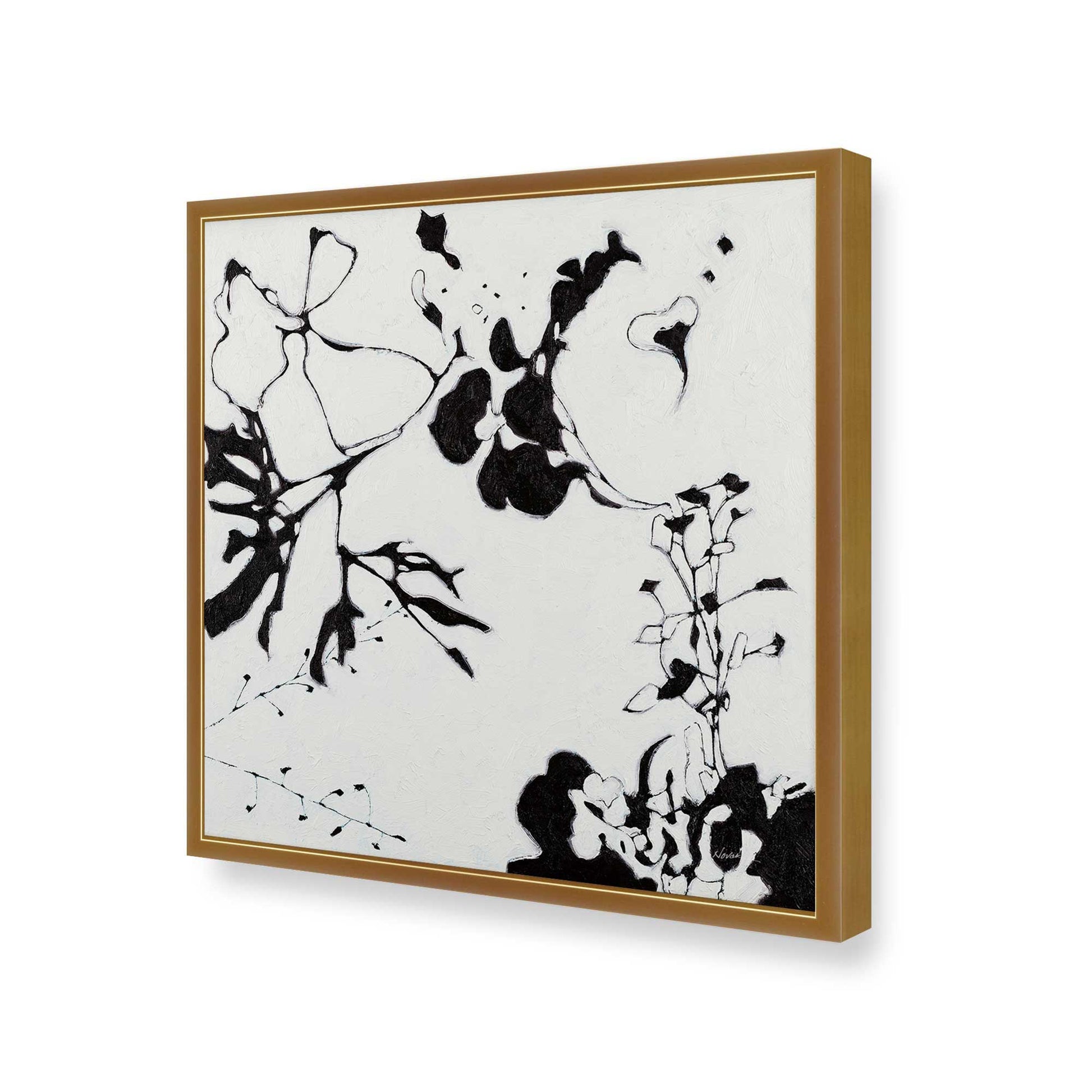 [Color:Polished Gold], Picture of art in a Polished Gold frame of the corner