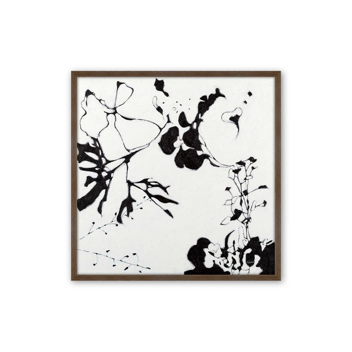 [Color:Walnut], Picture of art in a Walnut frame