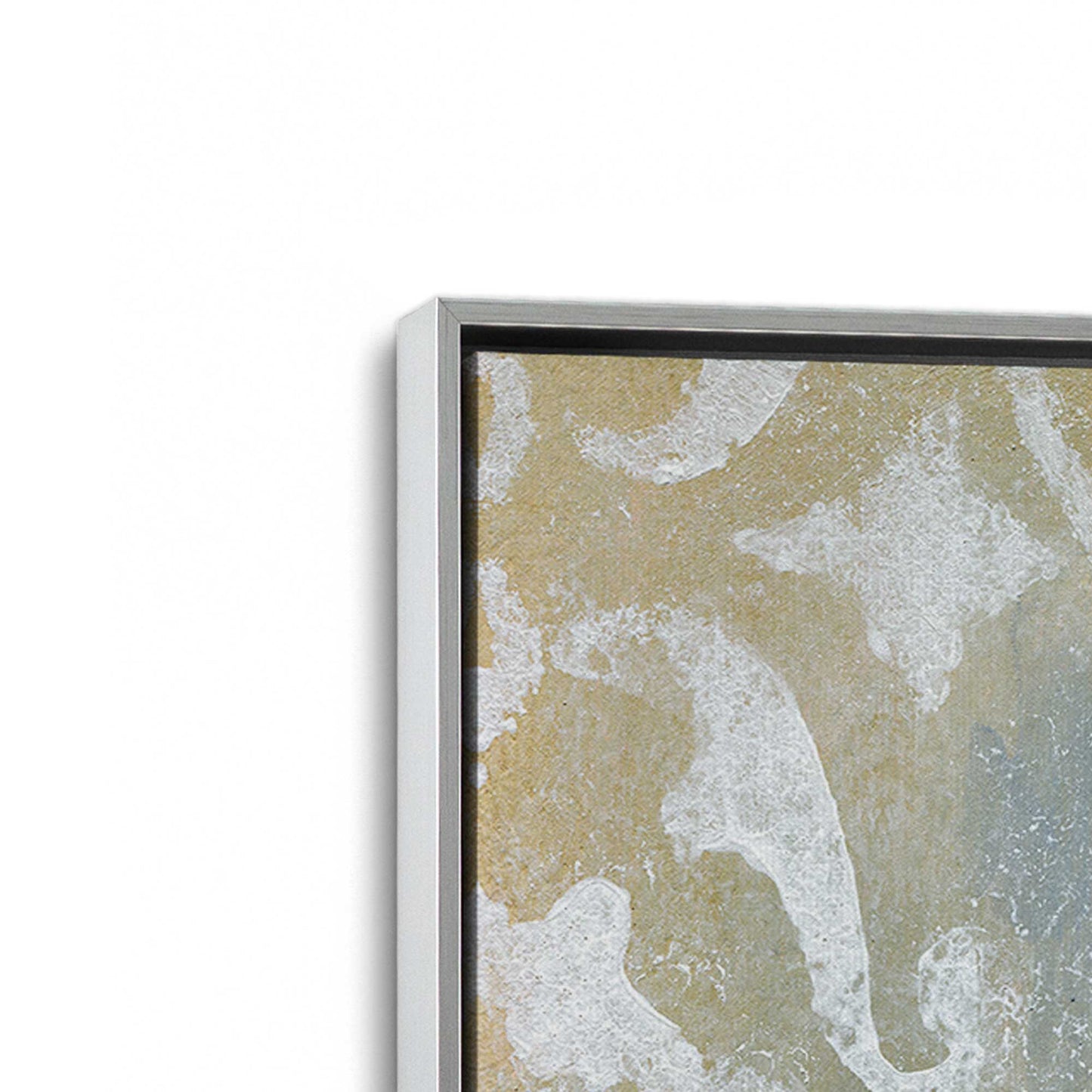 [Color:Polished Chrome], Picture of art in a Polished Chrome frame at an angle