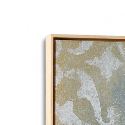 [Color:American Maple], Picture of art in a American Maple frame at an angle