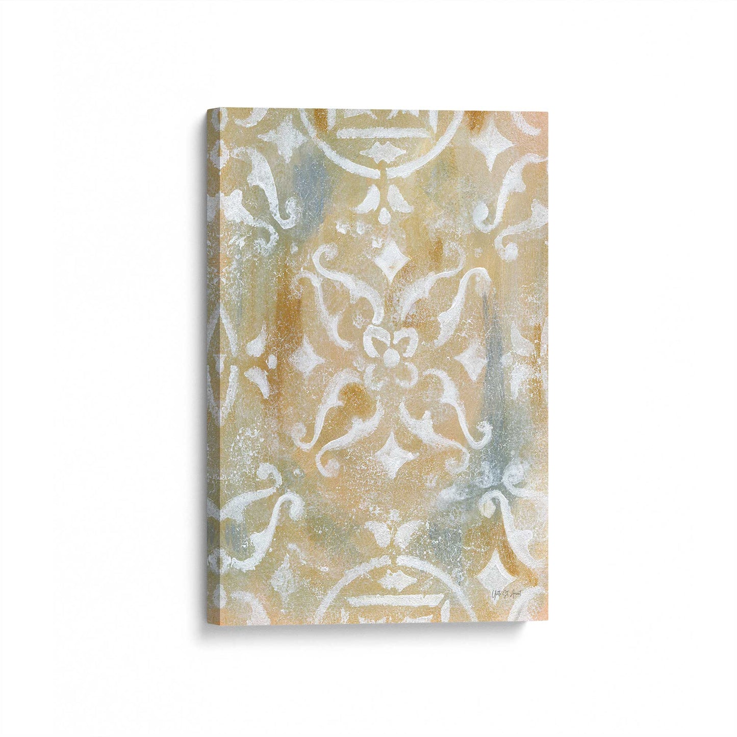 [Color:Stretched Canvas], Picture of art at an angle