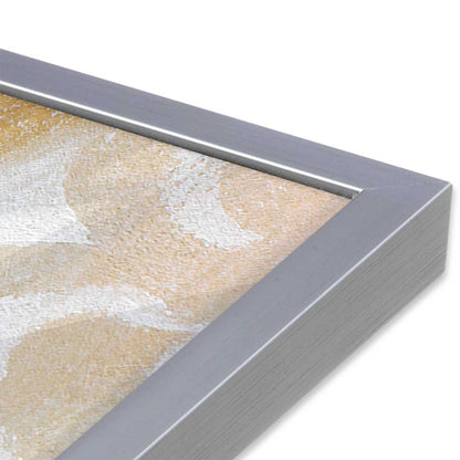 [Color:Polished Chrome], Picture of art in a Polished Chrome frame at an angle