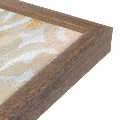 [Color:Walnut], Picture of art in a Walnut frame at an angle