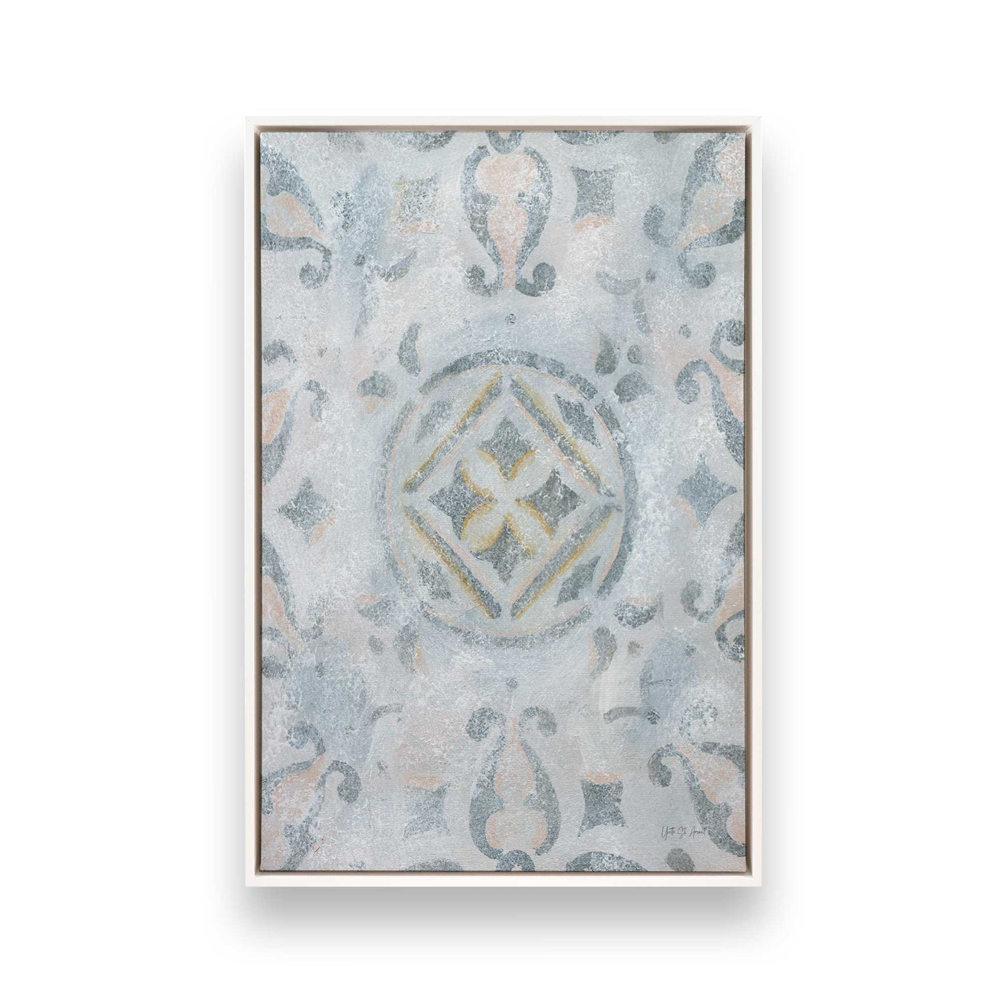 [Color:Opaque White], Picture of art in a White frame