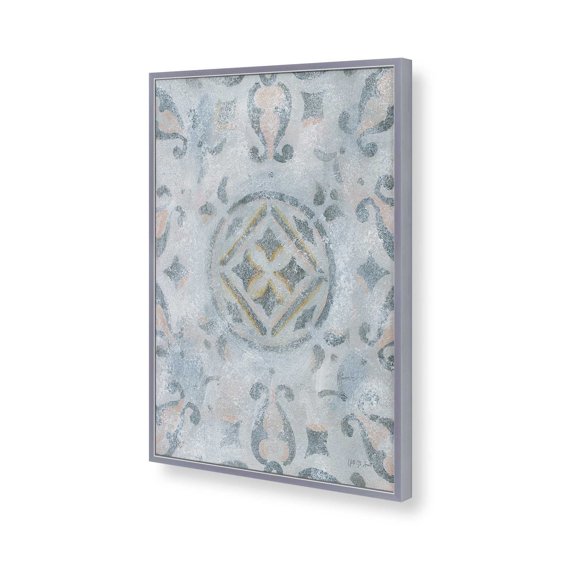 [Color:Polished Chrome], Picture of art in a Polished Chrome frame of the corner