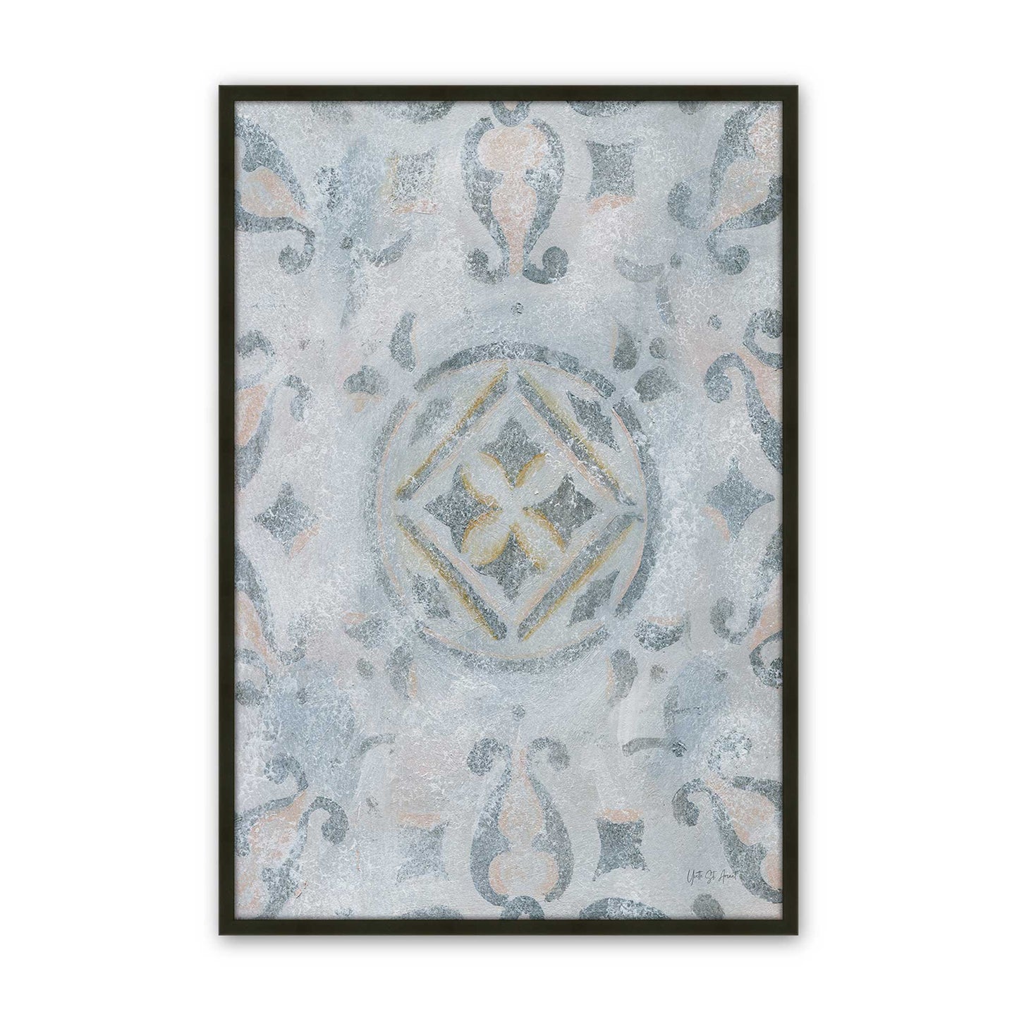 [Color:Satin Black], Picture of art in a Satin Black frame
