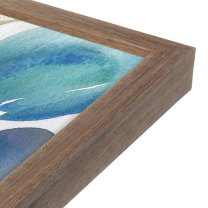 [Color:Walnut], Picture of art in a Walnut frame at an angle