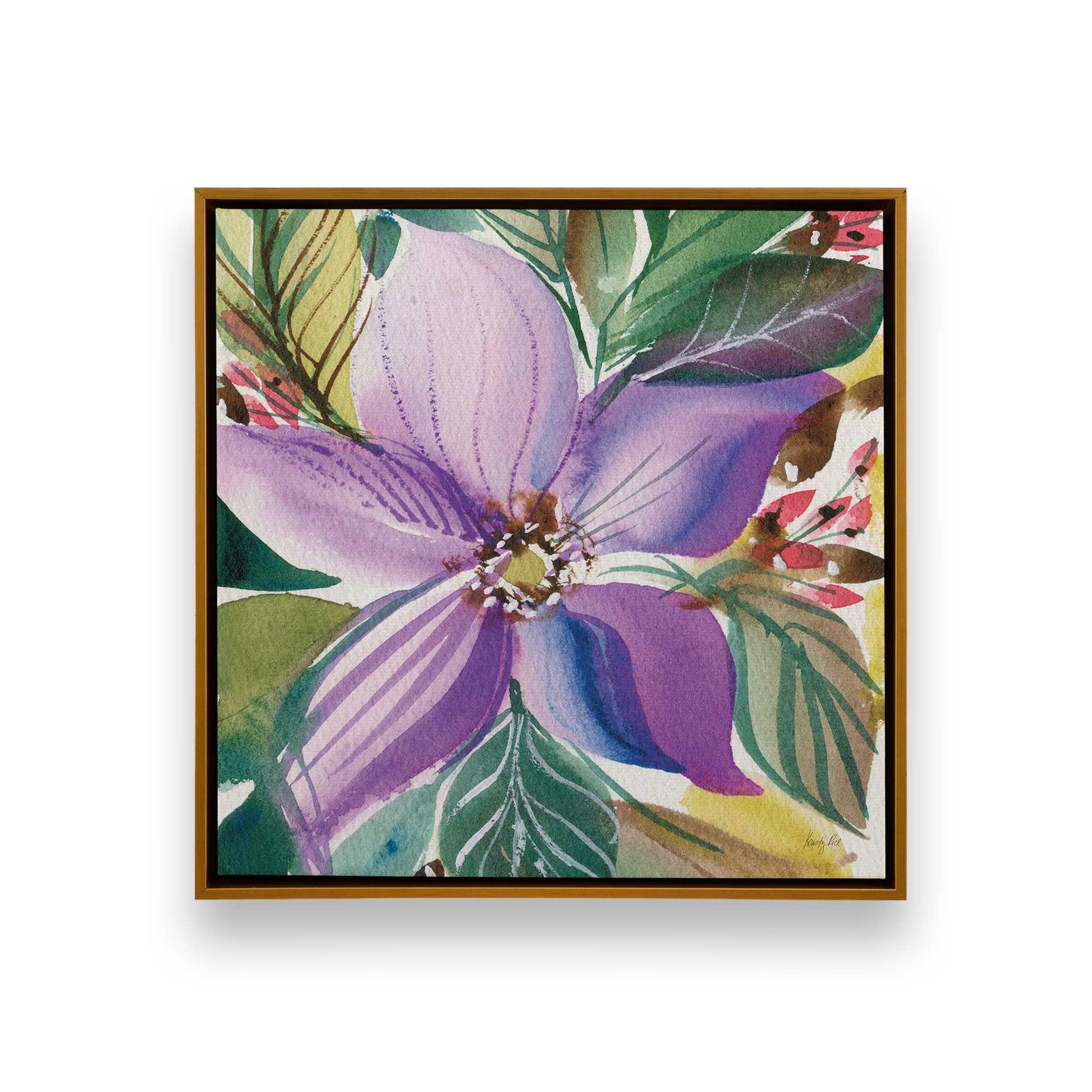 [Color:Polished Gold], Picture of art in a Polished Gold frame