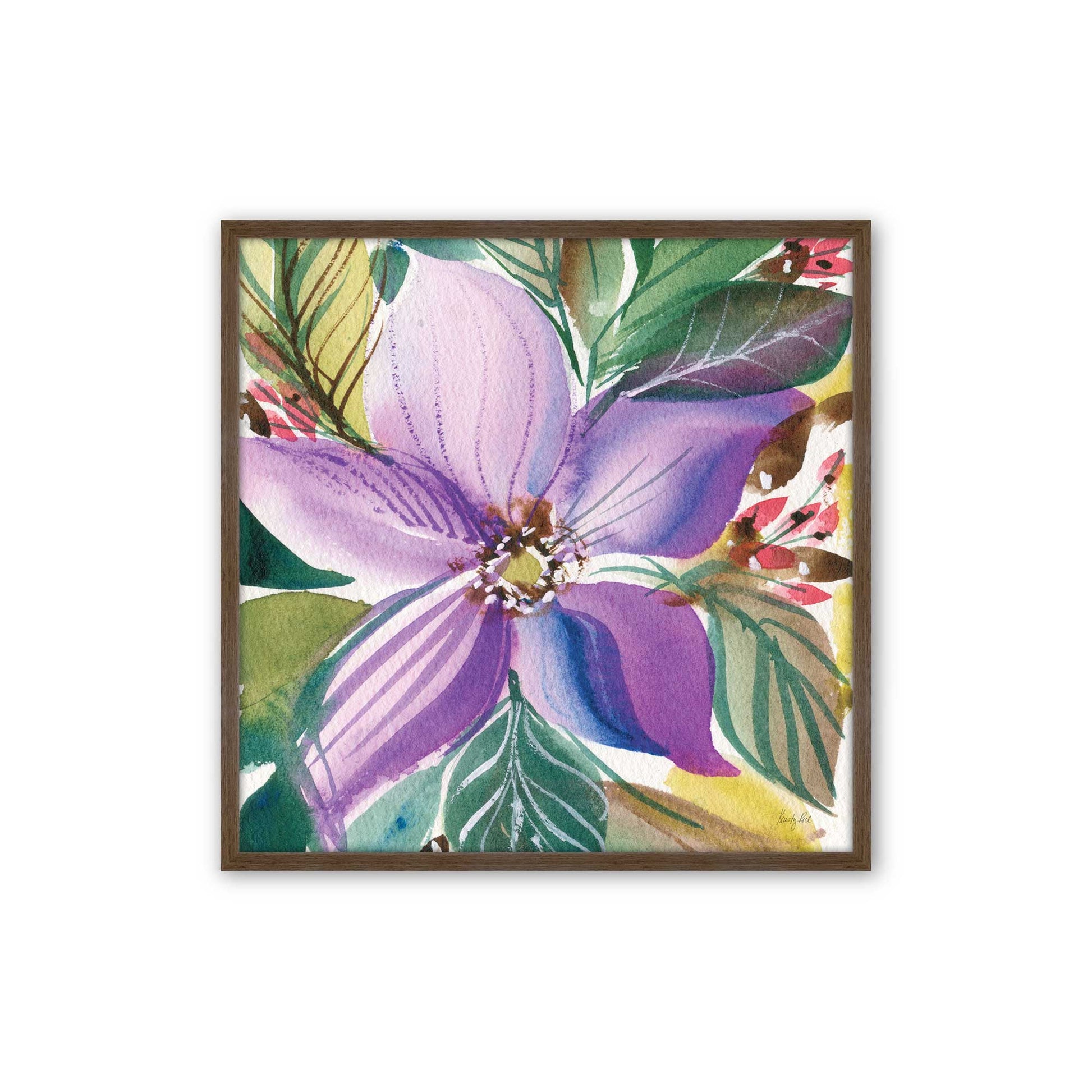 [Color:Walnut], Picture of art in a Walnut frame