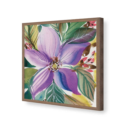 [Color:Walnut], Picture of art in a Walnut frame of the corner