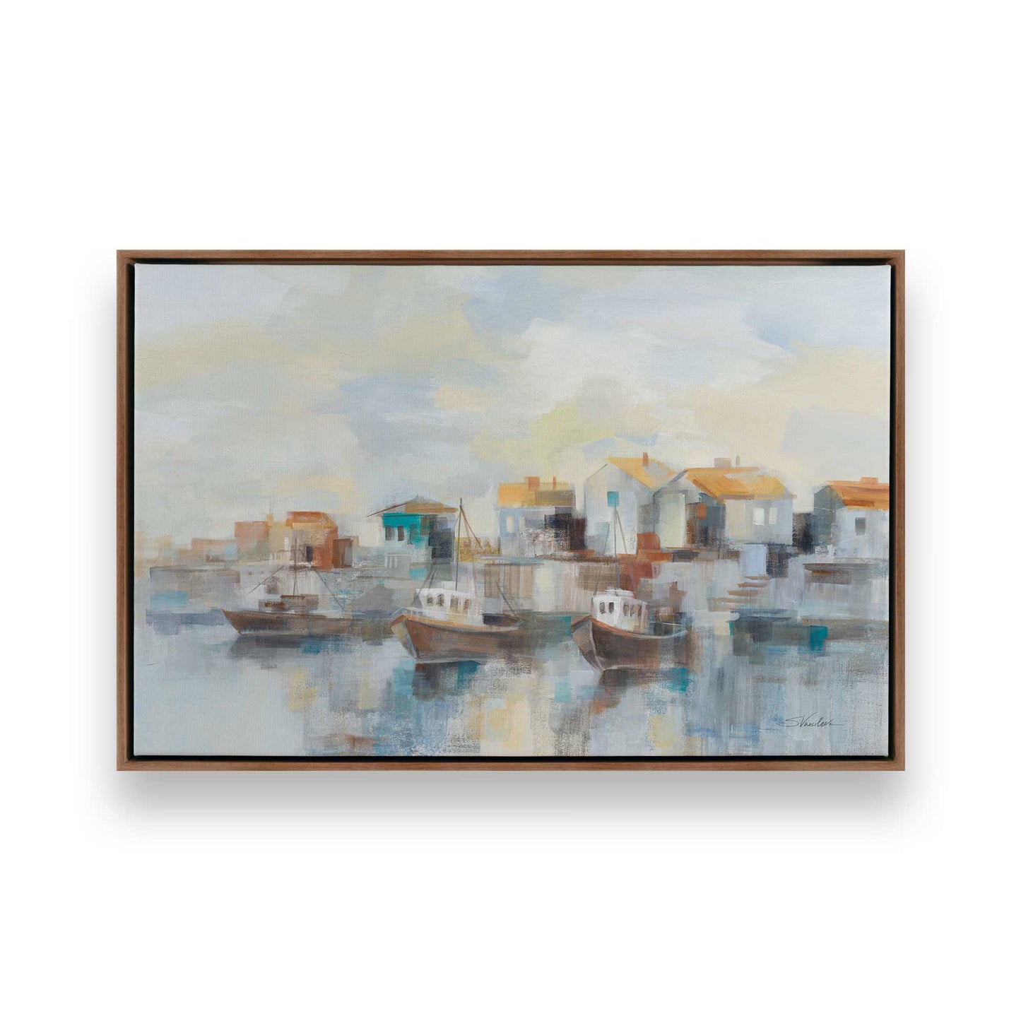 [Color:Walnut], Picture of art in a Walnut frame
