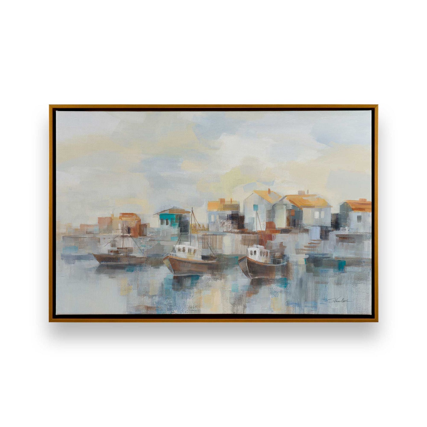[Color:Polished Gold], Picture of art in a Polished Gold frame