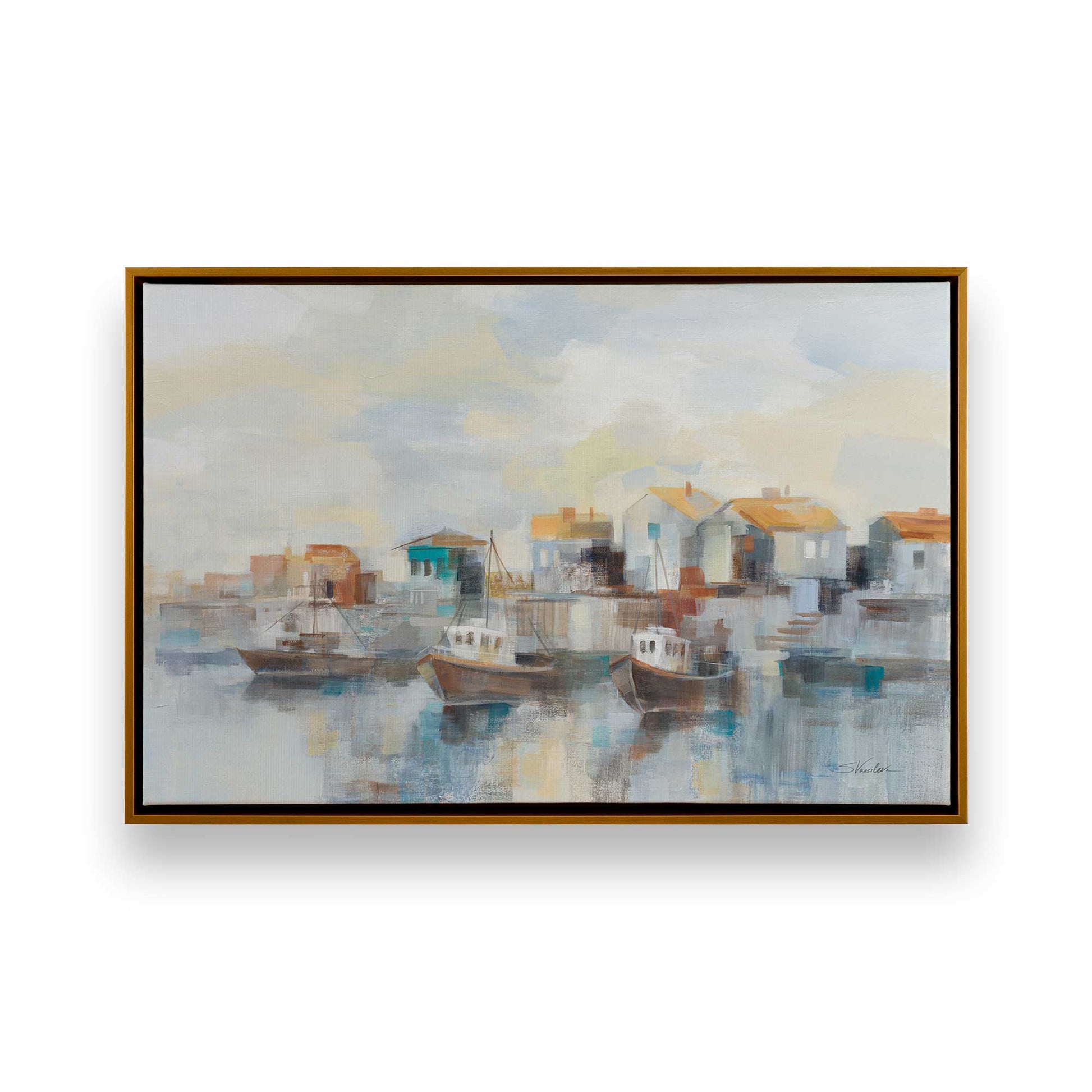 [Color:Polished Gold], Picture of art in a Polished Gold frame