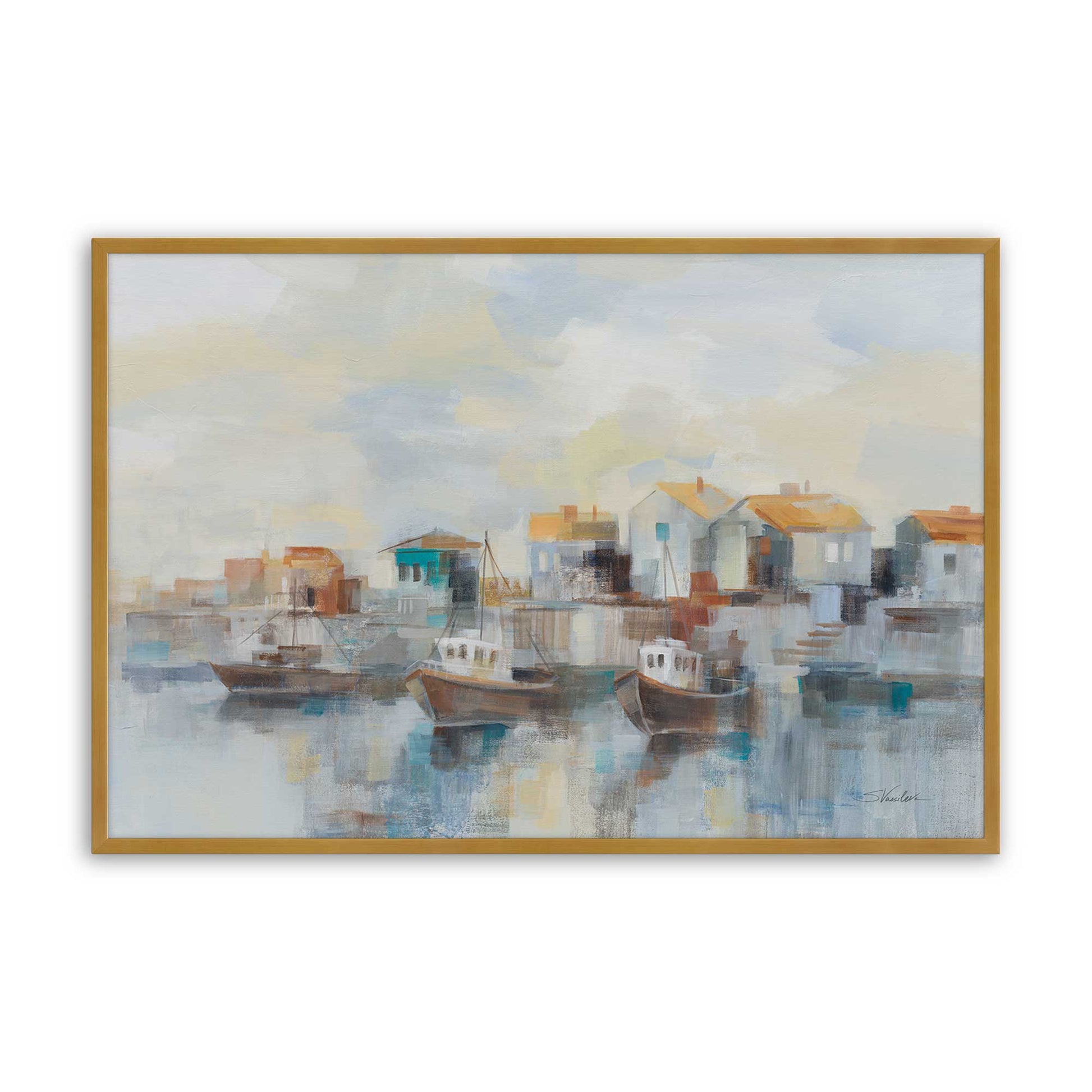 [Color:Polished Gold], Picture of art in a Polished Gold frame
