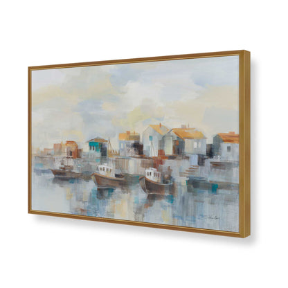 [Color:Polished Gold], Picture of art in a Polished Gold frame of the corner