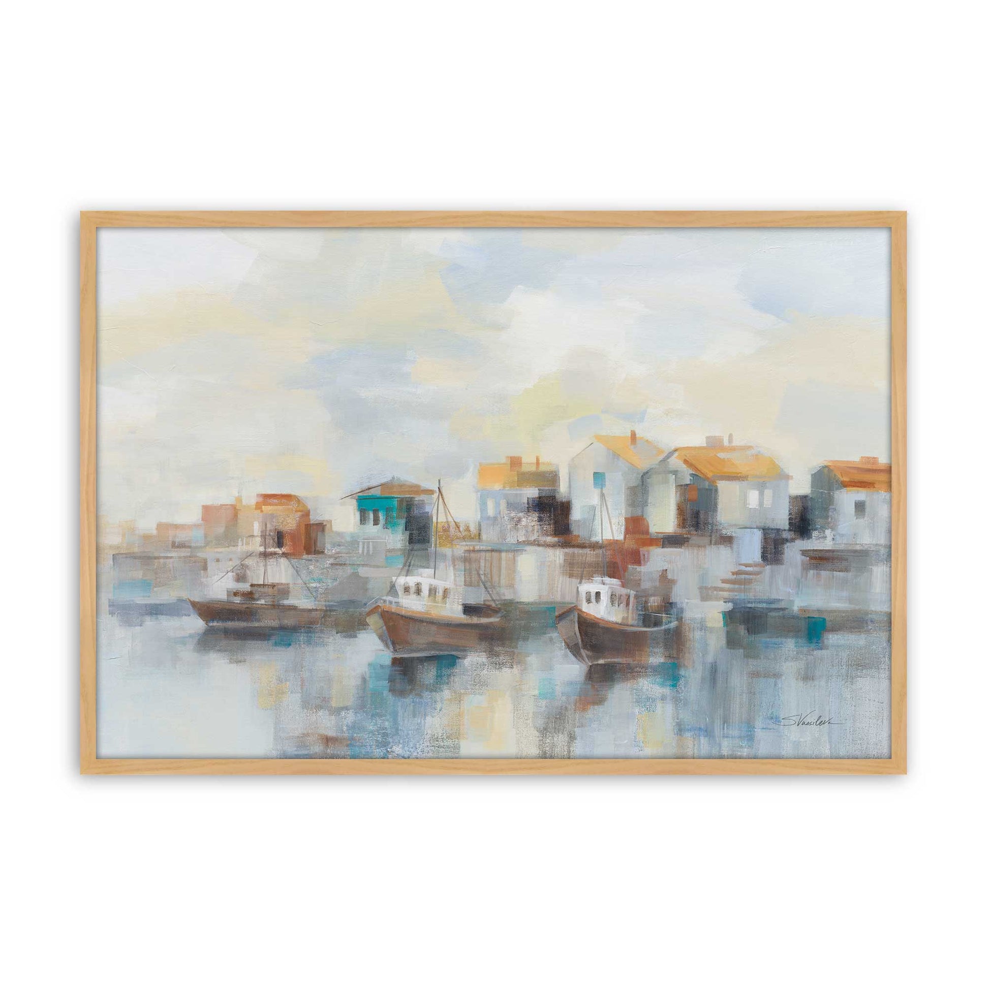 [Color:American Maple], Picture of art in a American Maple frame