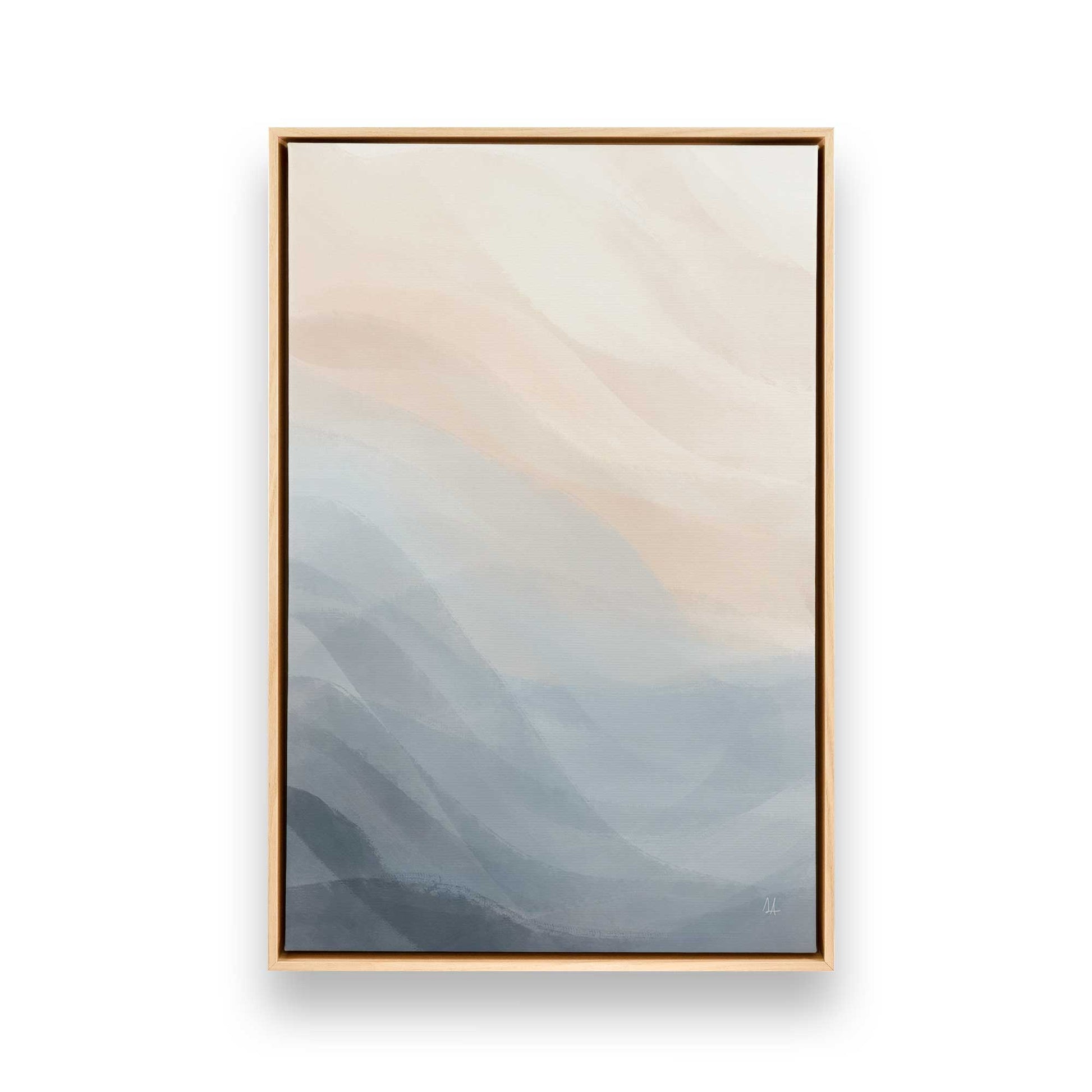[Color:American Maple], Picture of art in a American Maple frame