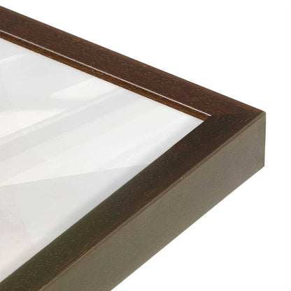 [Color:Belvinder Brown], Picture of art in a Belvinder Brown frame at an angle