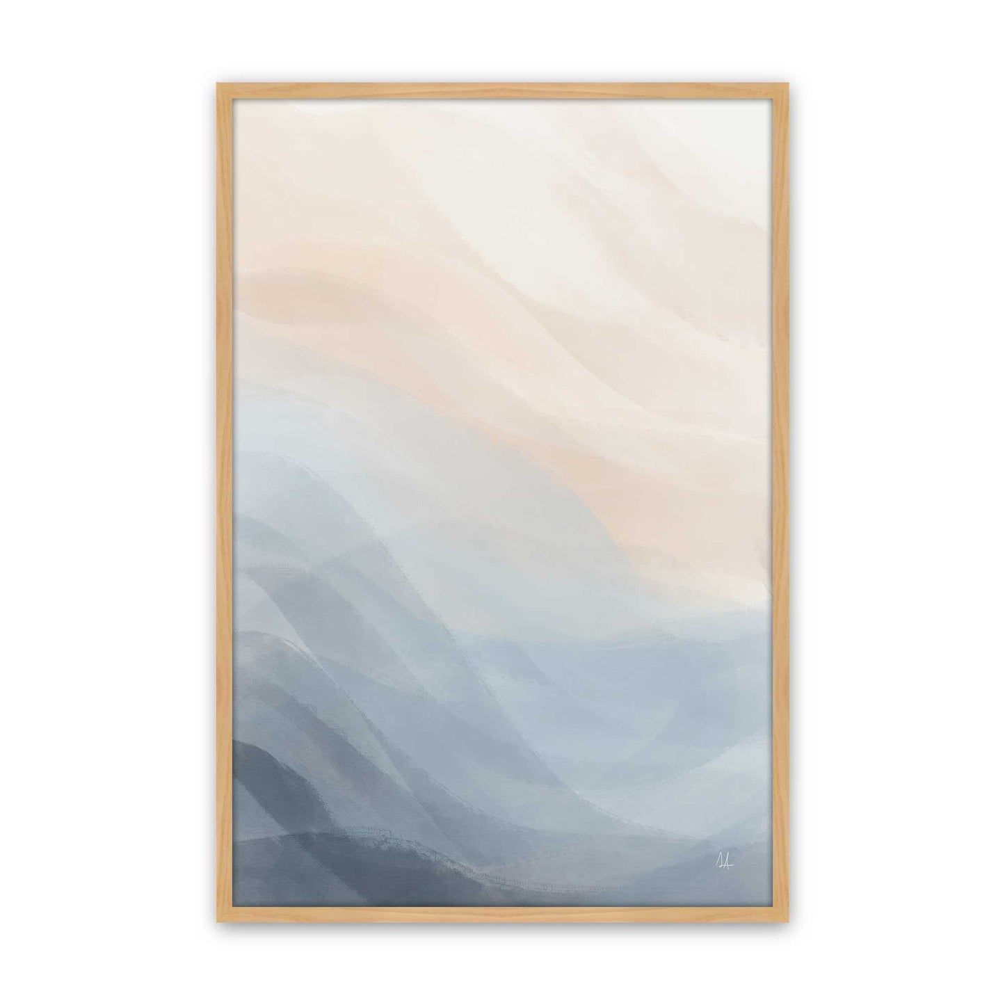 [Color:American Maple], Picture of art in a American Maple frame