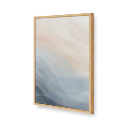 [Color:American Maple], Picture of art in a American Maple frame of the corner
