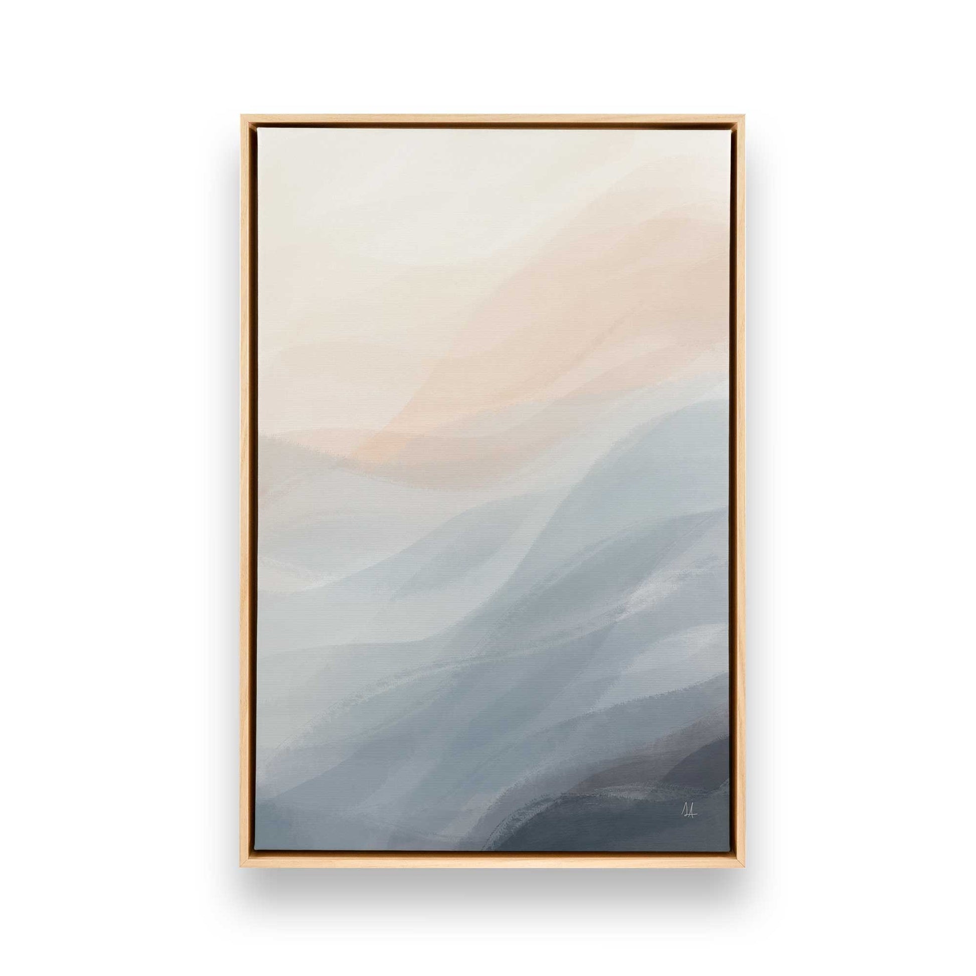 [Color:American Maple], Picture of art in a American Maple frame