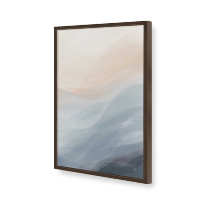 [Color:Brown], Picture of art in a Brown frame of the corner