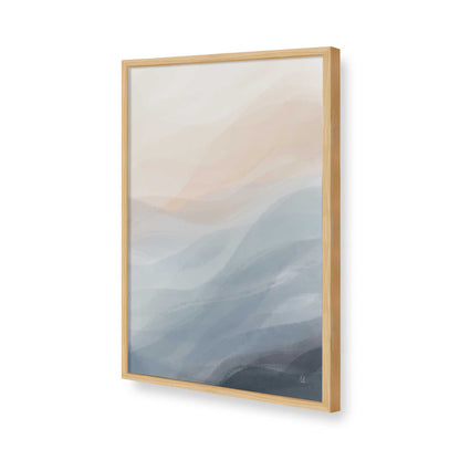 [Color:American Maple], Picture of art in a American Maple frame of the corner