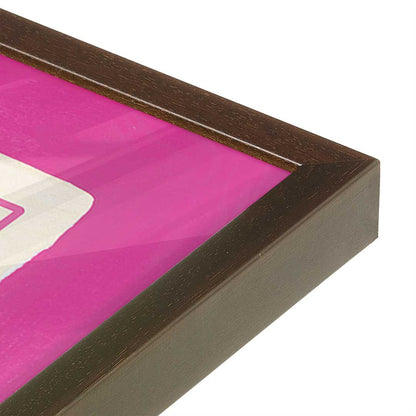 [Color:Belvinder Brown], Picture of art in a Belvinder Brown frame at an angle