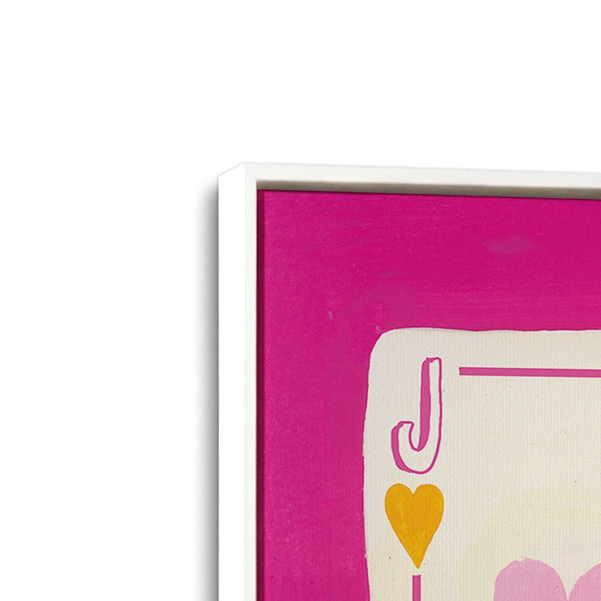[Color:Opaque White], Picture of art in a White frame at an angle