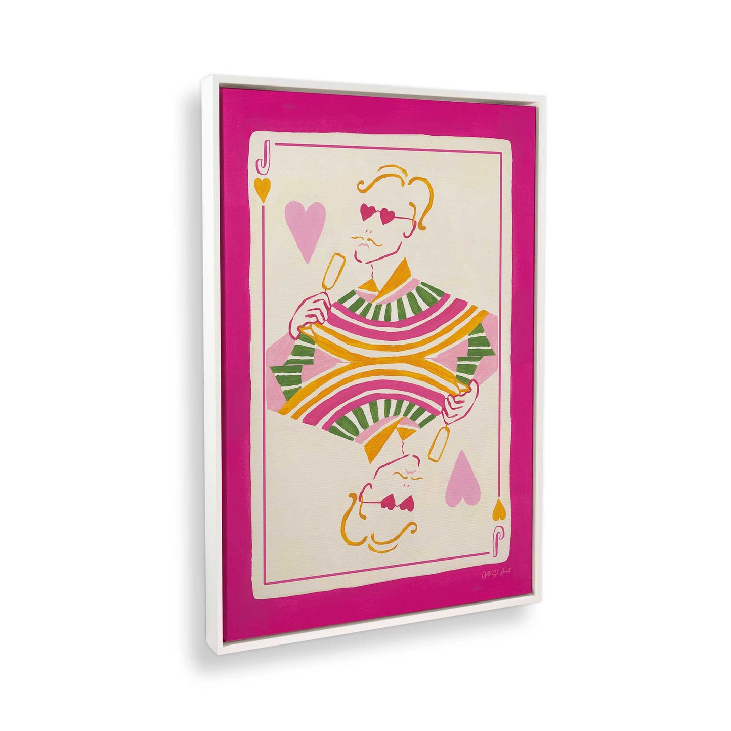 [Color:Opaque White], Picture of the corner of the art
