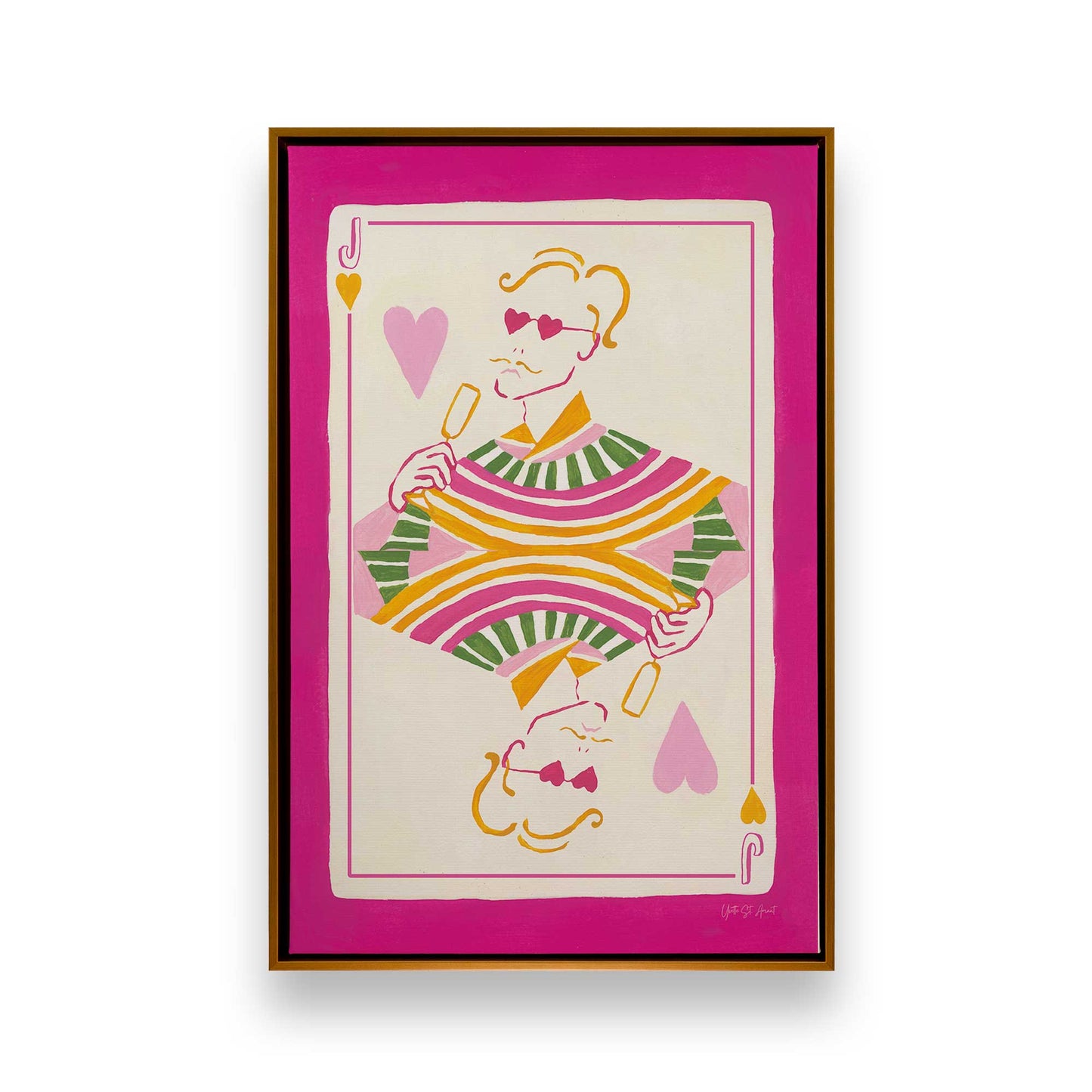 [Color:Polished Gold], Picture of art in a Polished Gold frame