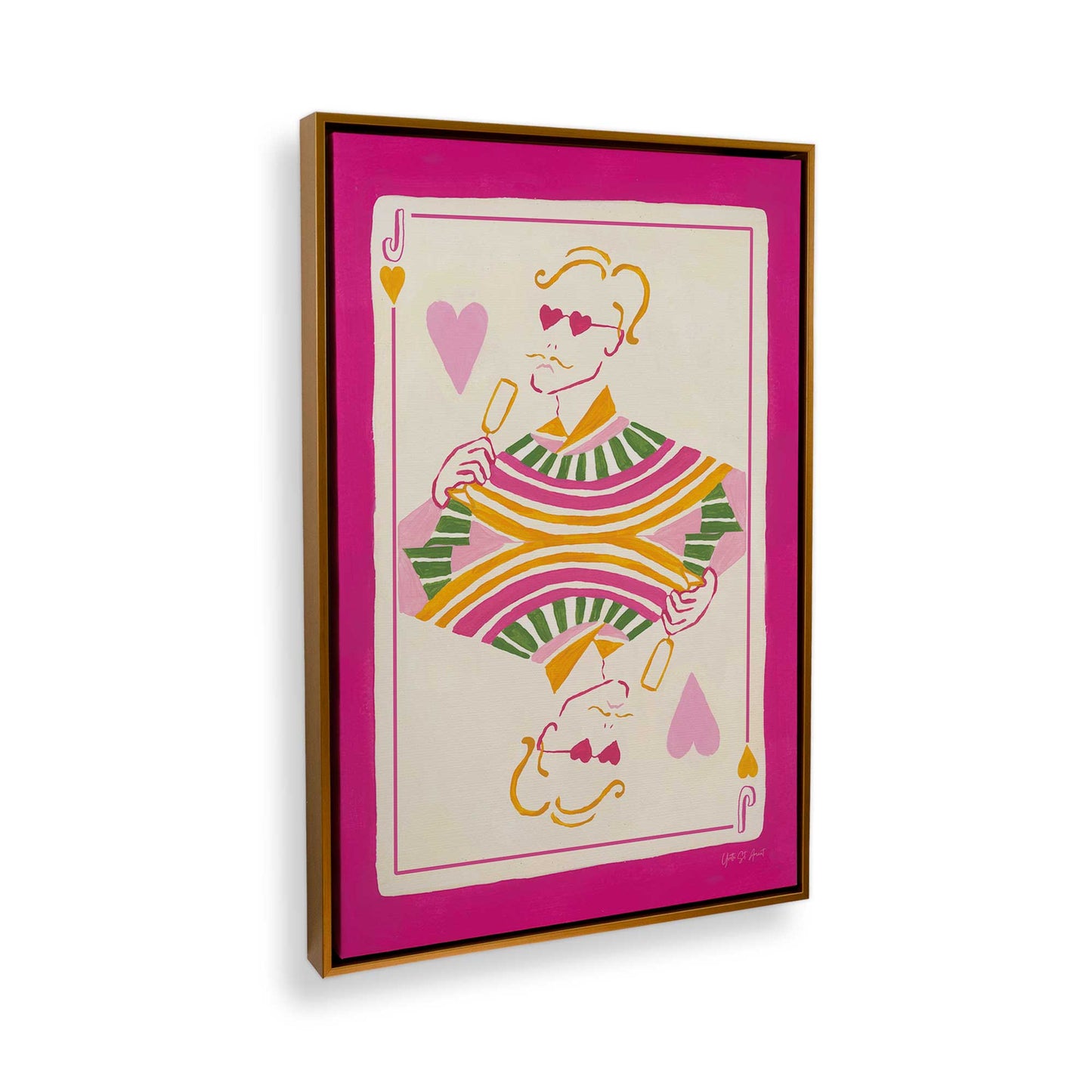 [Color:Polished Gold], Picture of the corner of the art