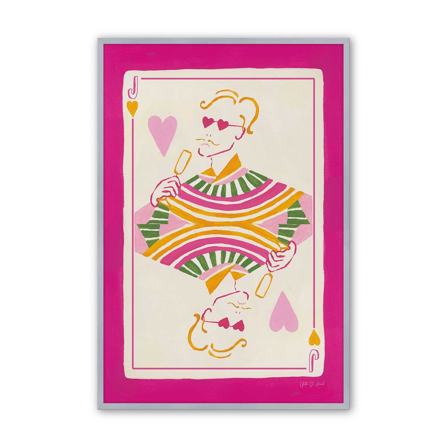 [Color:Polished Chrome], Picture of art in a Polished Chrome frame