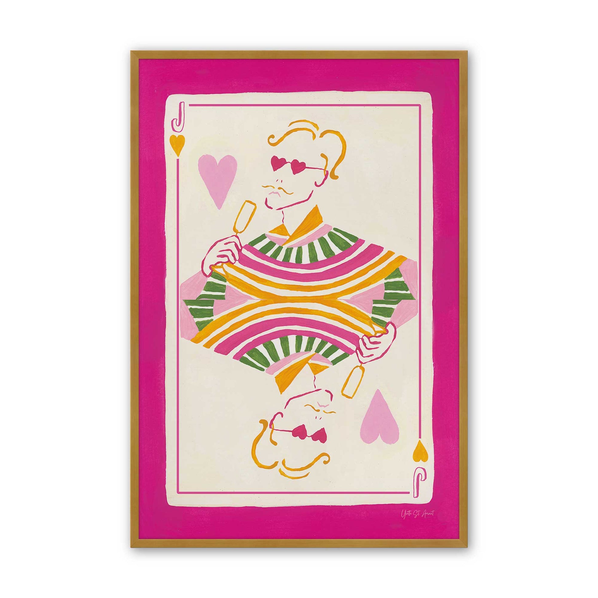 [Color:Polished Gold], Picture of art in a Polished Gold frame