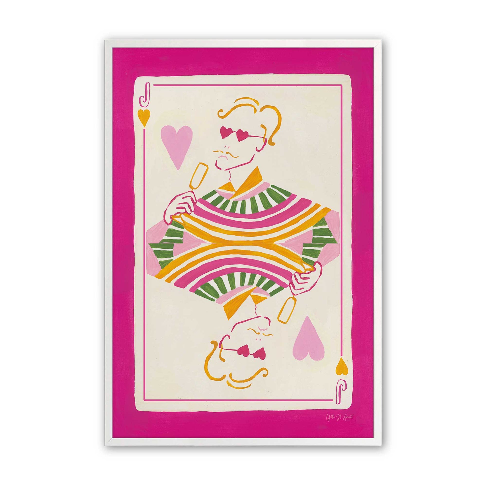 [Color:Opaque White], Picture of art in a Opaque White frame