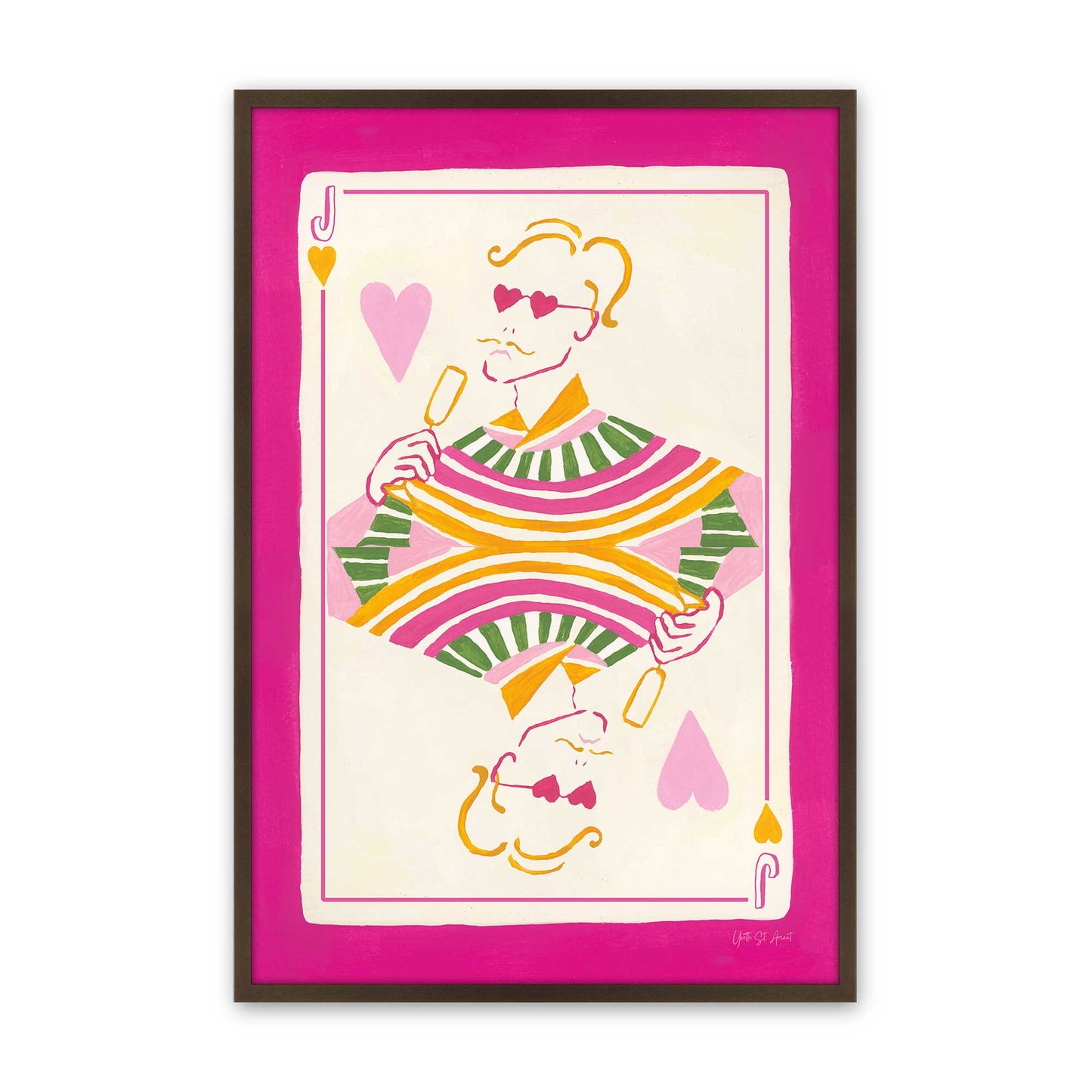 [Color:Belvinder Brown], Picture of art in a Belvinder Brown frame