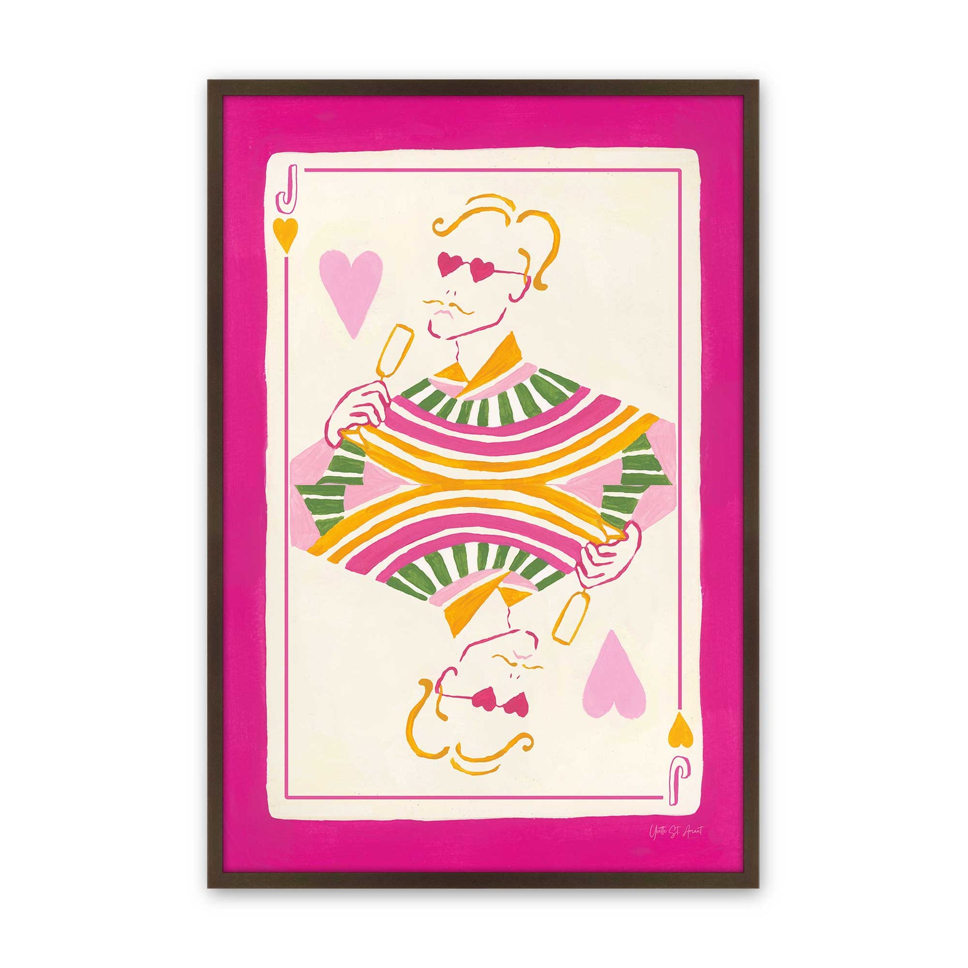 [Color:Belvinder Brown], Picture of art in a Belvinder Brown frame