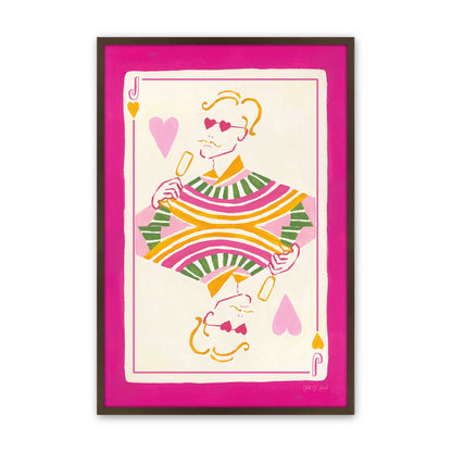 [Color:Brown], Picture of art in a Brown frame