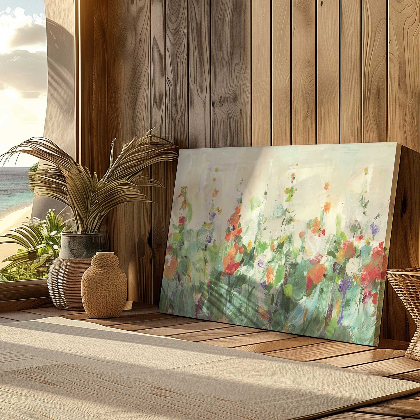 Picture of art in a room