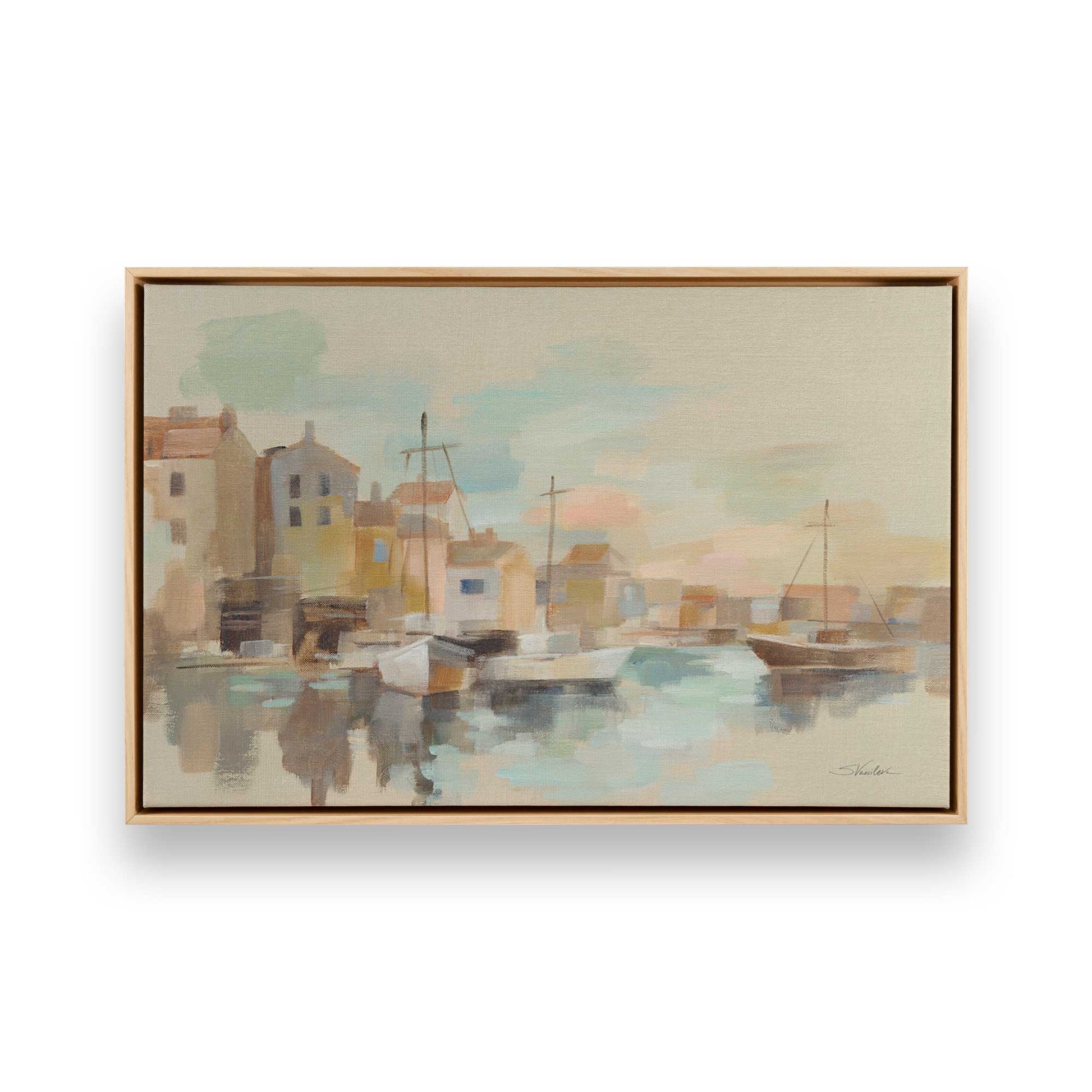 [Color:American Maple], Picture of art in a American Maple frame