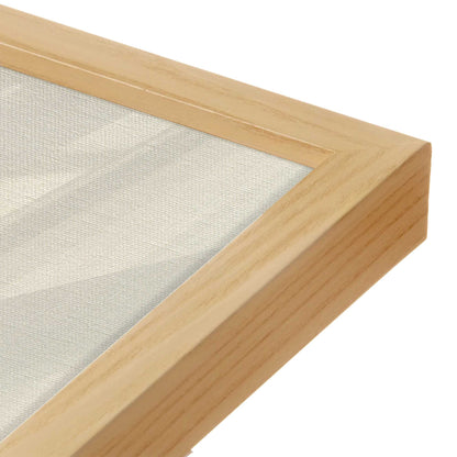 [Color:American Maple], Picture of art in a American Maple frame at an angle