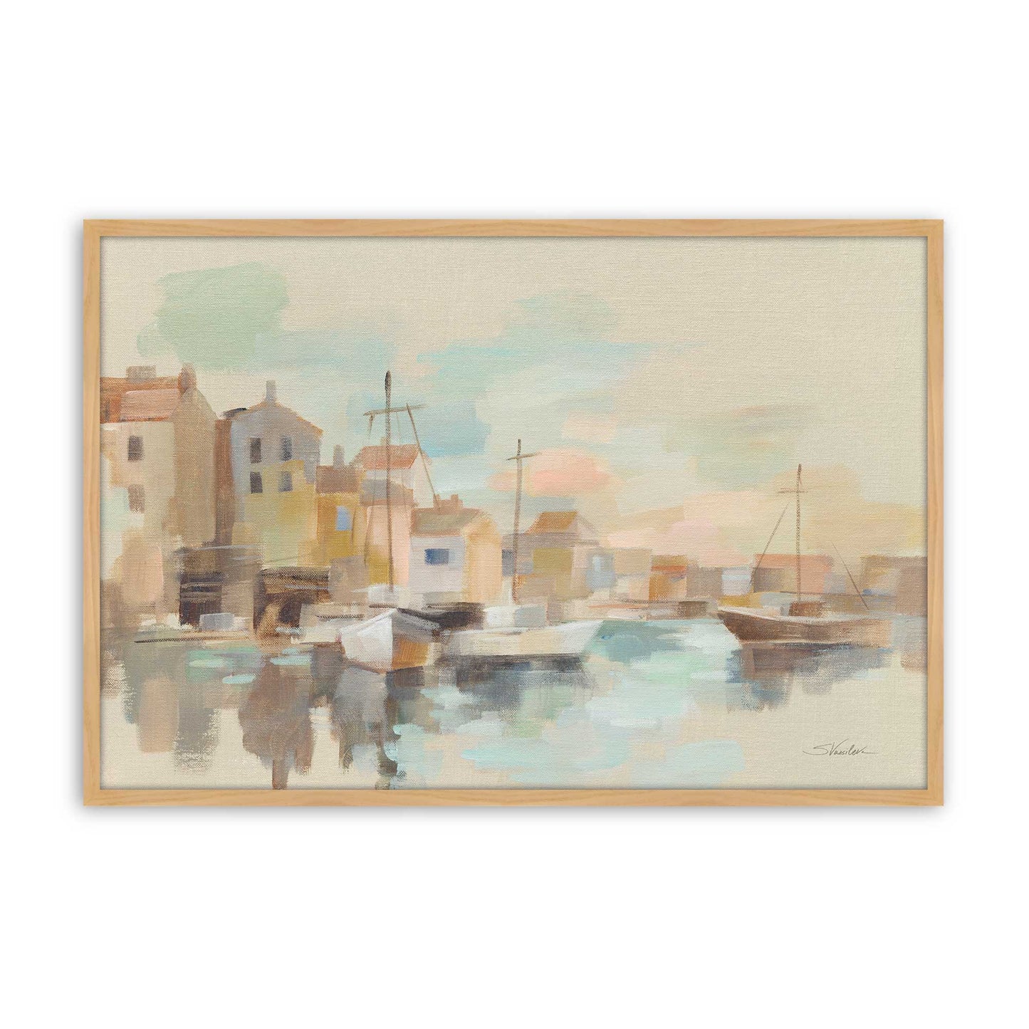 [Color:American Maple], Picture of art in a American Maple frame