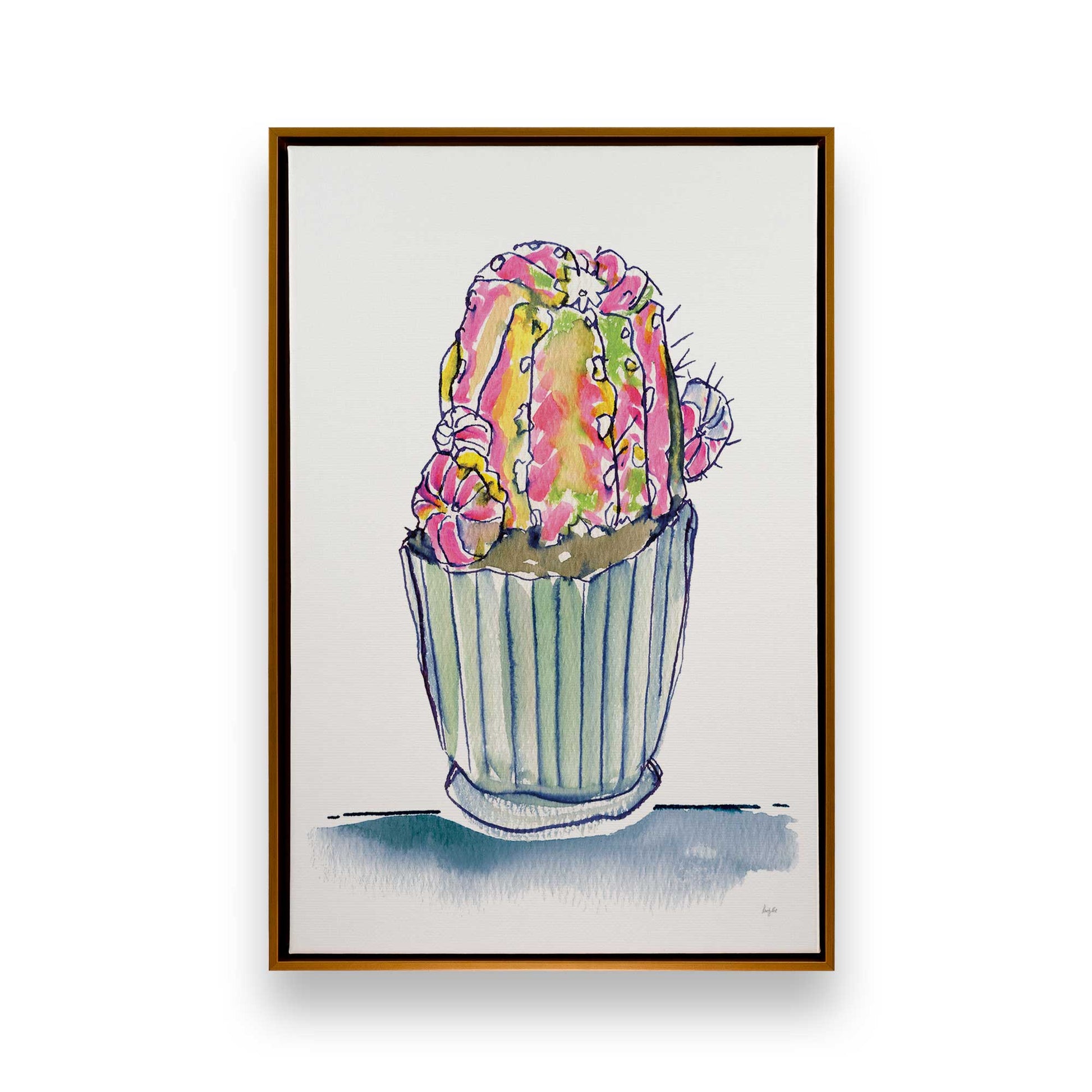 [Color:Polished Gold], Picture of art in a Polished Gold frame