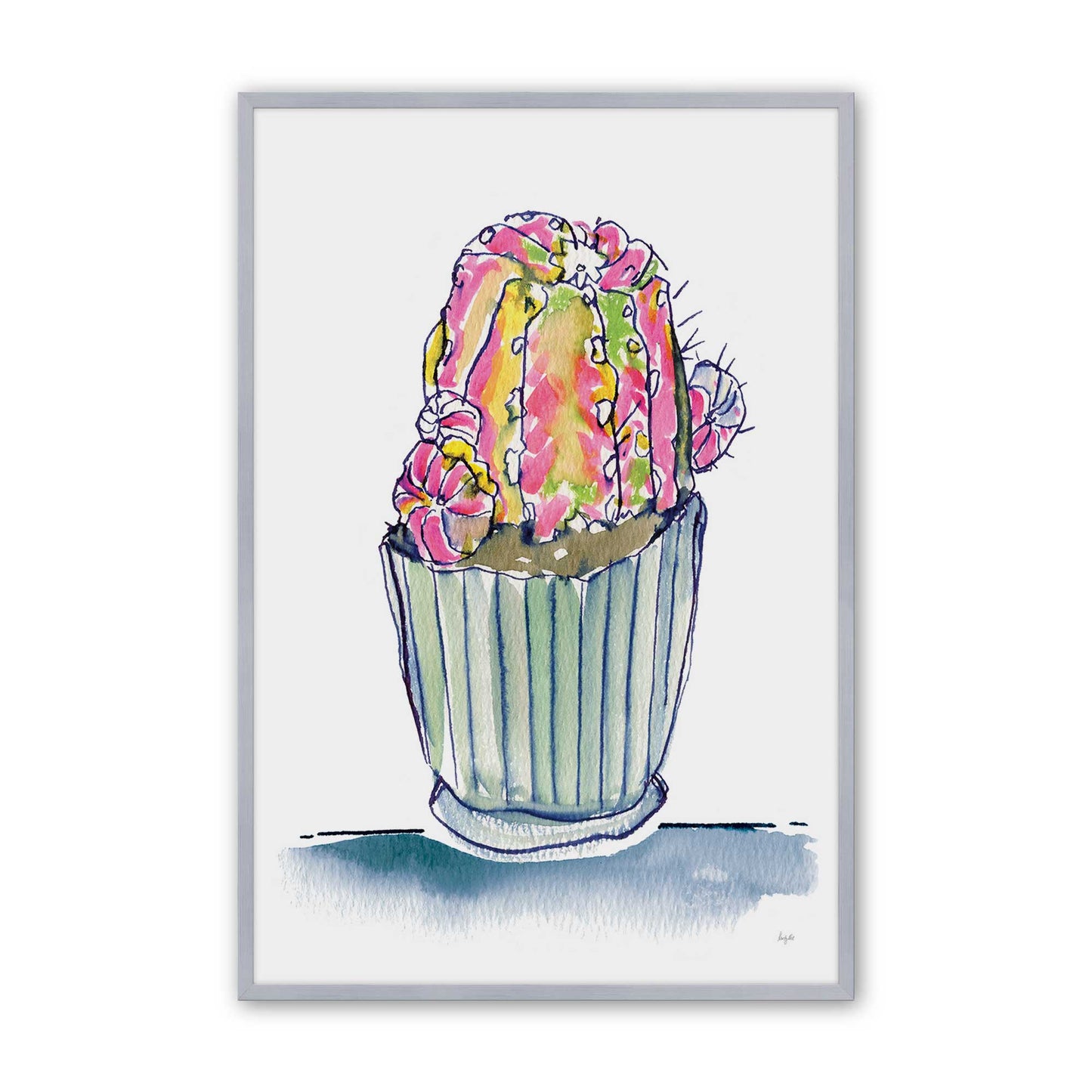 [Color:Polished Chrome], Picture of art in a Polished Chrome frame