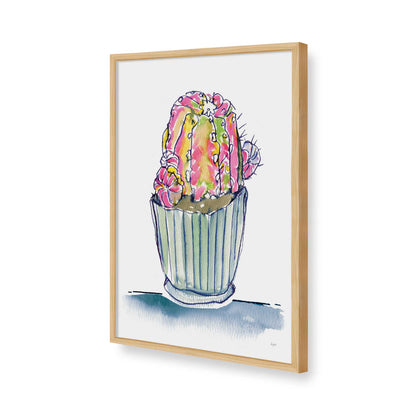 [Color:American Maple], Picture of art in a American Maple frame of the corner