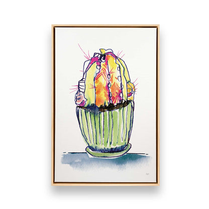 [Color:American Maple], Picture of art in a American Maple frame