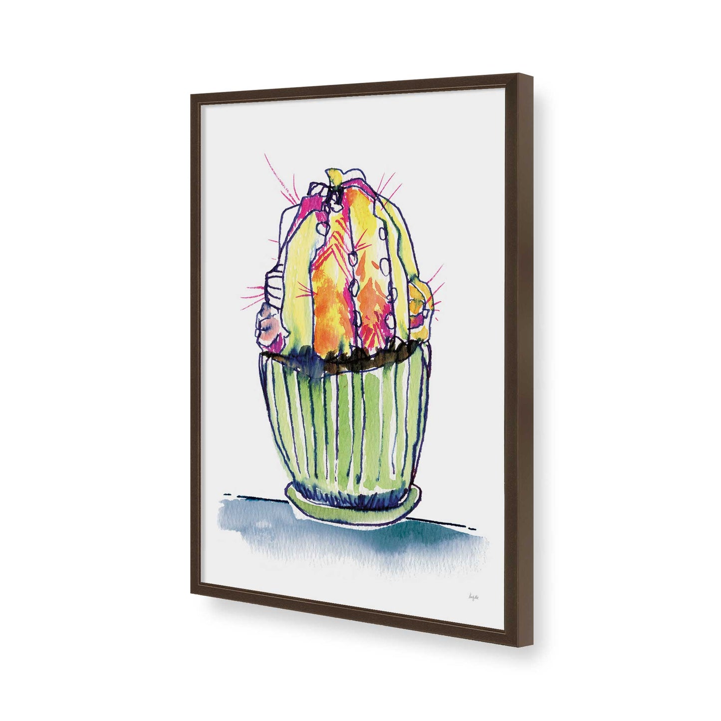 [Color:Belvinder Brown], Picture of art in a Belvinder Brown frame of the corner