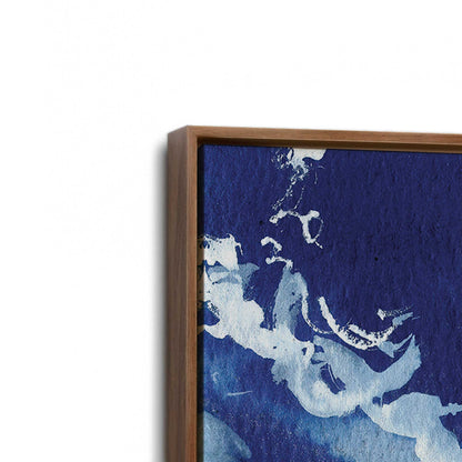[Color:Walnut], Picture of art in a Walnut frame at an angle